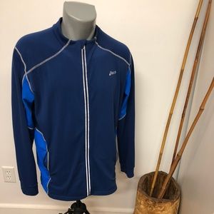 zip front M shirt athletic jacket reflective lined
